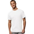 thumbnail image 1 of Hanes Mens Fresh IQ Cotton/Modal Crew Undershirt, XL, White, 1 of 2
