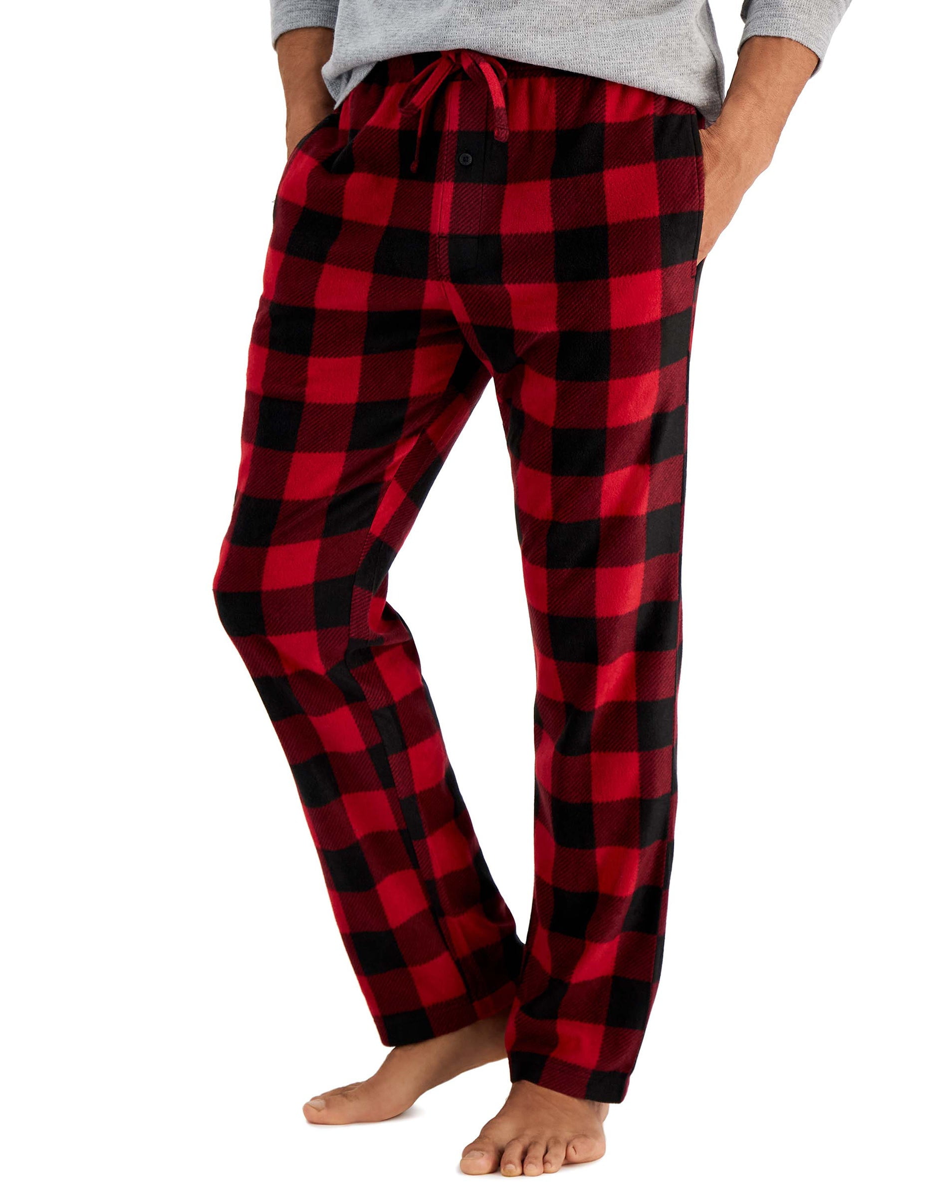 Hanes Men s and Big Men s Cozy Micro Fleece Pajama Pants Walmart