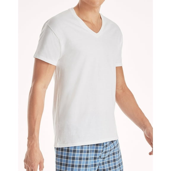 Hanes Mens Moisture-Wicking V-Neck Undershirt 3-Pack