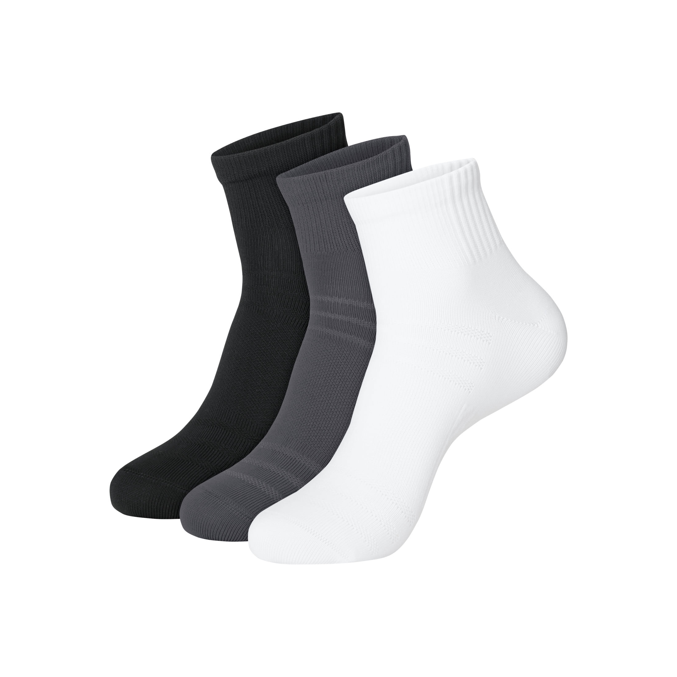 Hanes Mens Ankle Socks Value Pack, 3-Pack, Moves X-Temp 360-Degree Stretch Socks for Men
