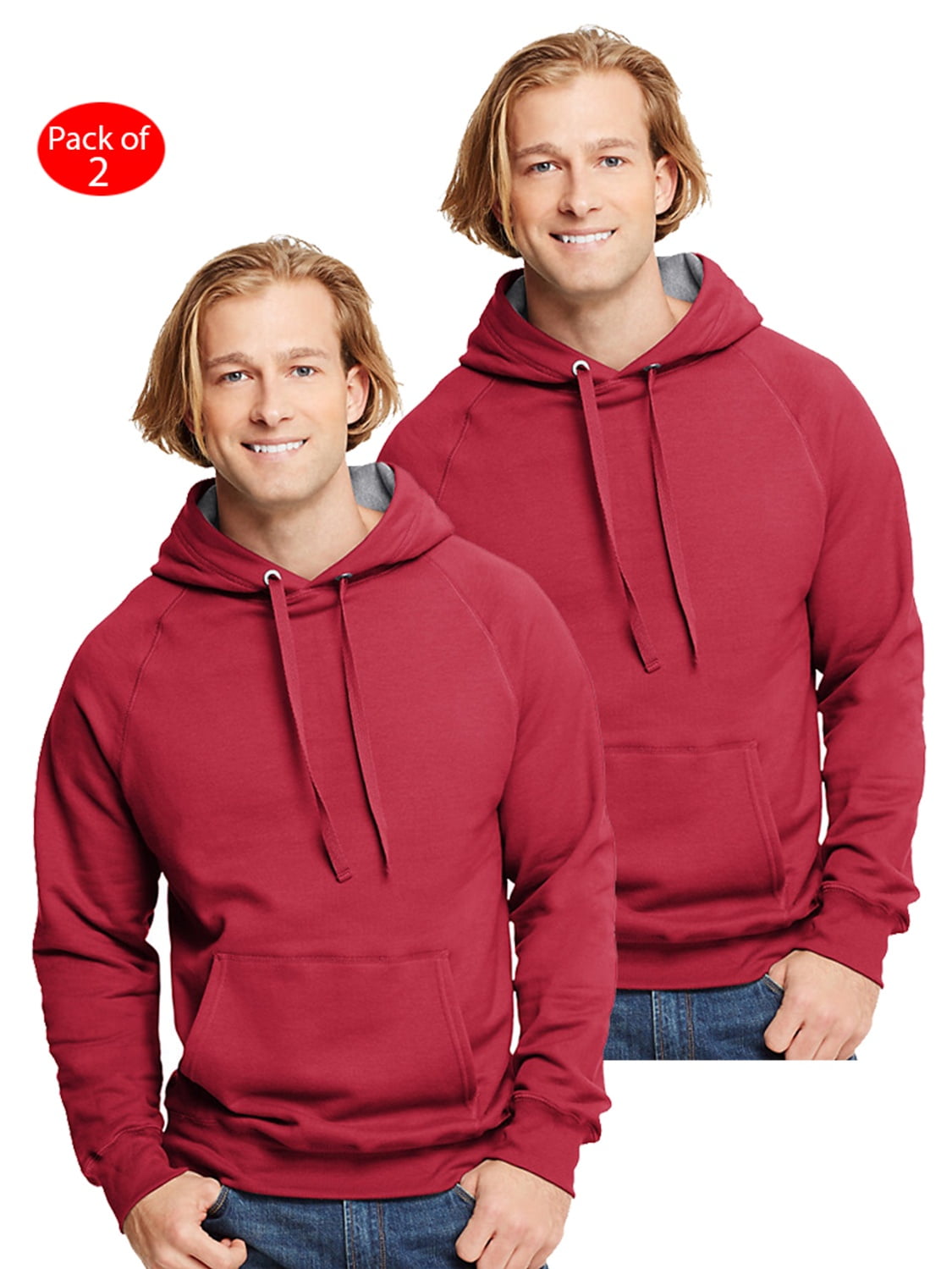 Hanes N270 Nano Pullover Hooded Sweatshirt Vintage Red L Walmart