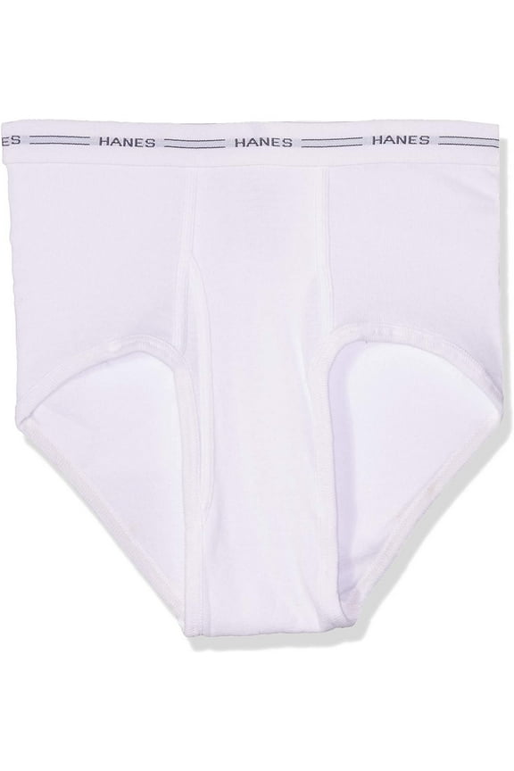 Mens No Ride up Briefs with Comfort Flex Waistband Multipack White, XXX-Large