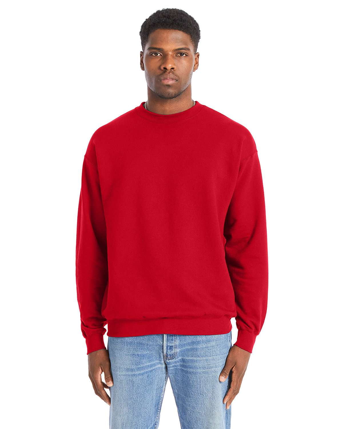 Hanes men's crew neck clearance sweatshirts