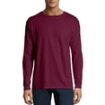 thumbnail image 1 of Hanes Mens Premium Beefy-T Cotton Long Sleeve T-Shirt, Sizes S-3XL, 1 of 6