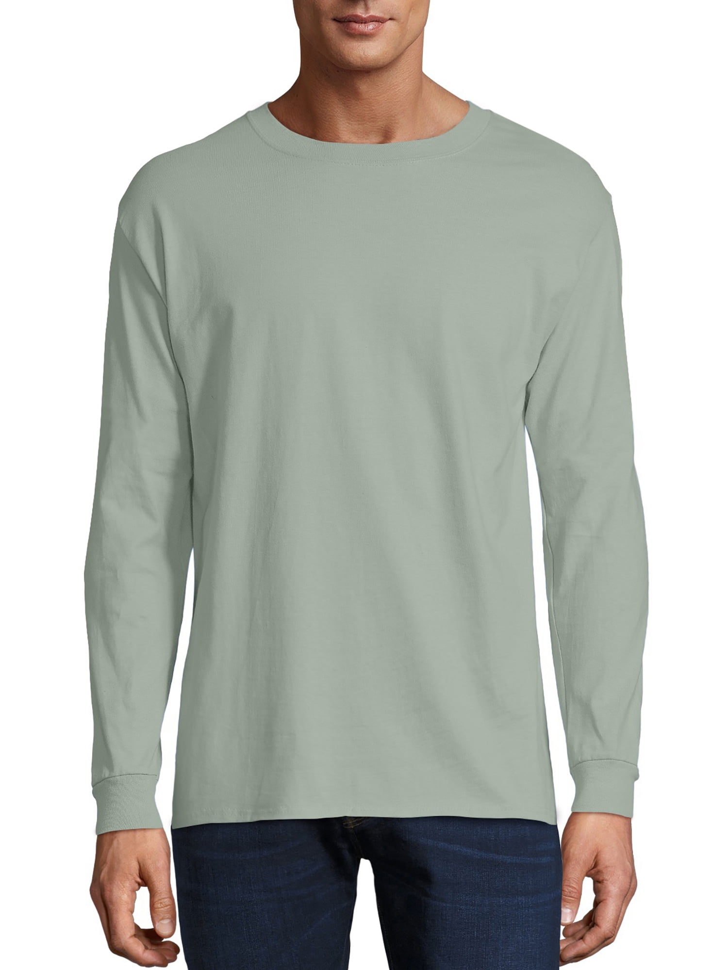 Hanes Mens Premium Beefy-T Cotton Long Sleeve T-Shirt, Sizes S-3XL ...