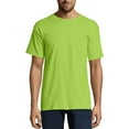 thumbnail image 1 of Hanes Mens Premium Beefy-T Cotton Short Sleeve T-Shirt with Pocket, 1 of 7