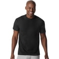thumbnail image 1 of Hanes Mens Red Label X-Temp 6-Pack Dyed Crewneck Undershirts, L, Black, 1 of 3