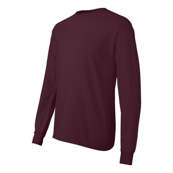 Hanes Mens Tagless Cotton Crew Neck Long-Sleeve Tshirt Retired
