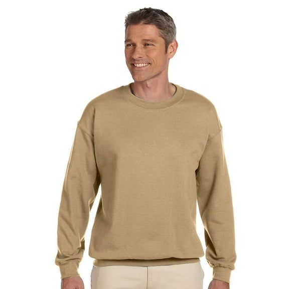 Hanes Mens Ultimate Fleece Crewneck Sweatshirt, Pebble, Small, Style, F260
