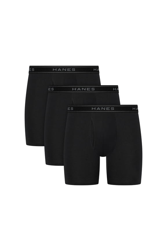 Mens Underwear Boxer Briefs, 3-Pack, Value Stretchy Boxer Brief Underwear for Men