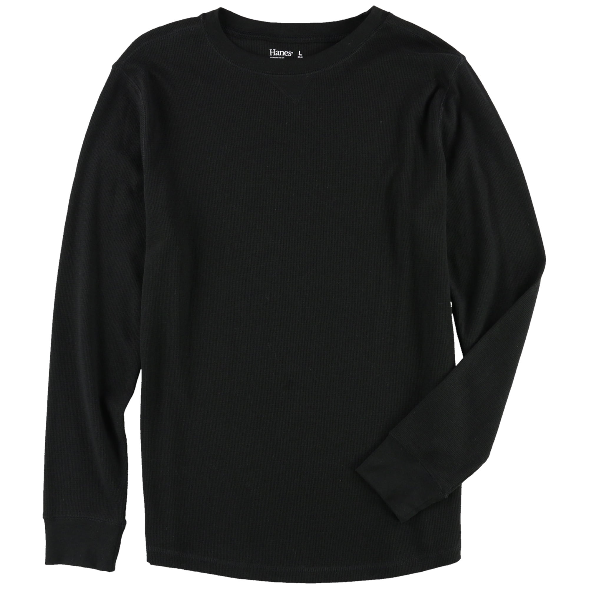 Hanes Mens Waffle Thermal Pajama Shirt