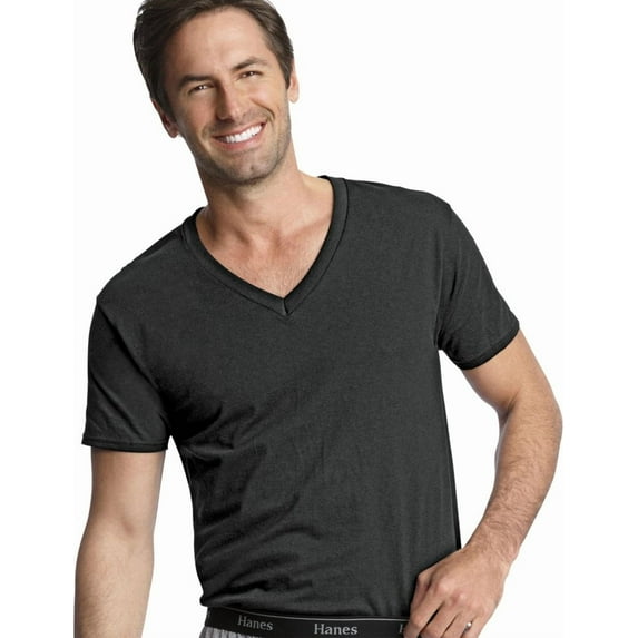 Hanes Mens White TAGLESS & ComfortSoft & Crewneck Undershirt 7-Pack (White, XXX-Large Tall)