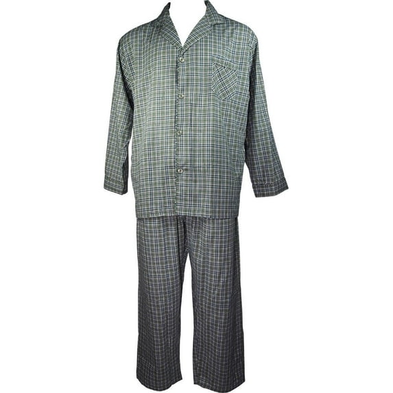 Hanes Mens Woven Long Sleeve Sleep Lounge Pajama Pant Set - 7 Prints 40408