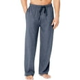 thumbnail image 1 of Hanes Mens X-Temp Jersey Pant with ComfortSoft Waistband, XL, Grindle Denim, 1 of 2