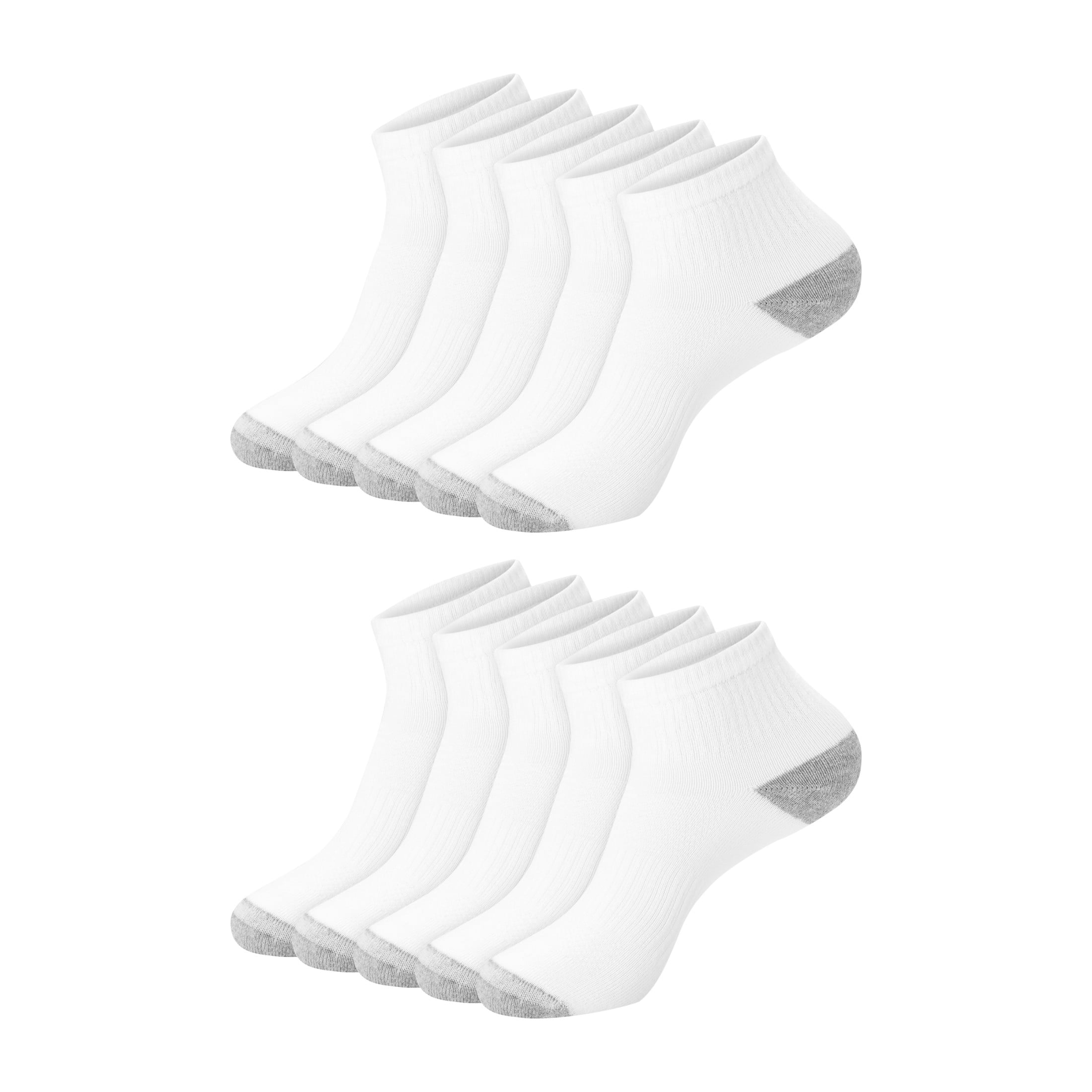 Hanes Mens Ankle Socks Pack, 12-Pack, Active X-Temp, Moisture-Wicking