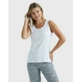 thumbnail image 1 of Hanes Women's Mini-Ribbed Cotton Tank White L, 1 of 11