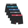 thumbnail image 1 of Hanes Boys Boxer Brief Underwear, 5-Pack, Moves Anti-Chafe, Moisture-Wicking, Black, 1 of 7