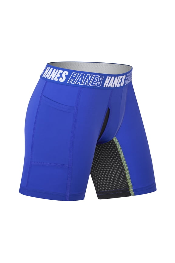 Boys Underwear Long-Leg Boxer Briefs, 5-Pack, Moves Anti-Chafing Underwear, Moisture-Wicking