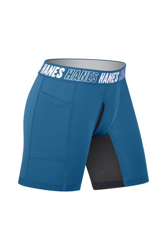 Boys Underwear Long-Leg Boxer Briefs, 5-Pack, Moves Anti-Chafing, Moisture-Wicking Underwear