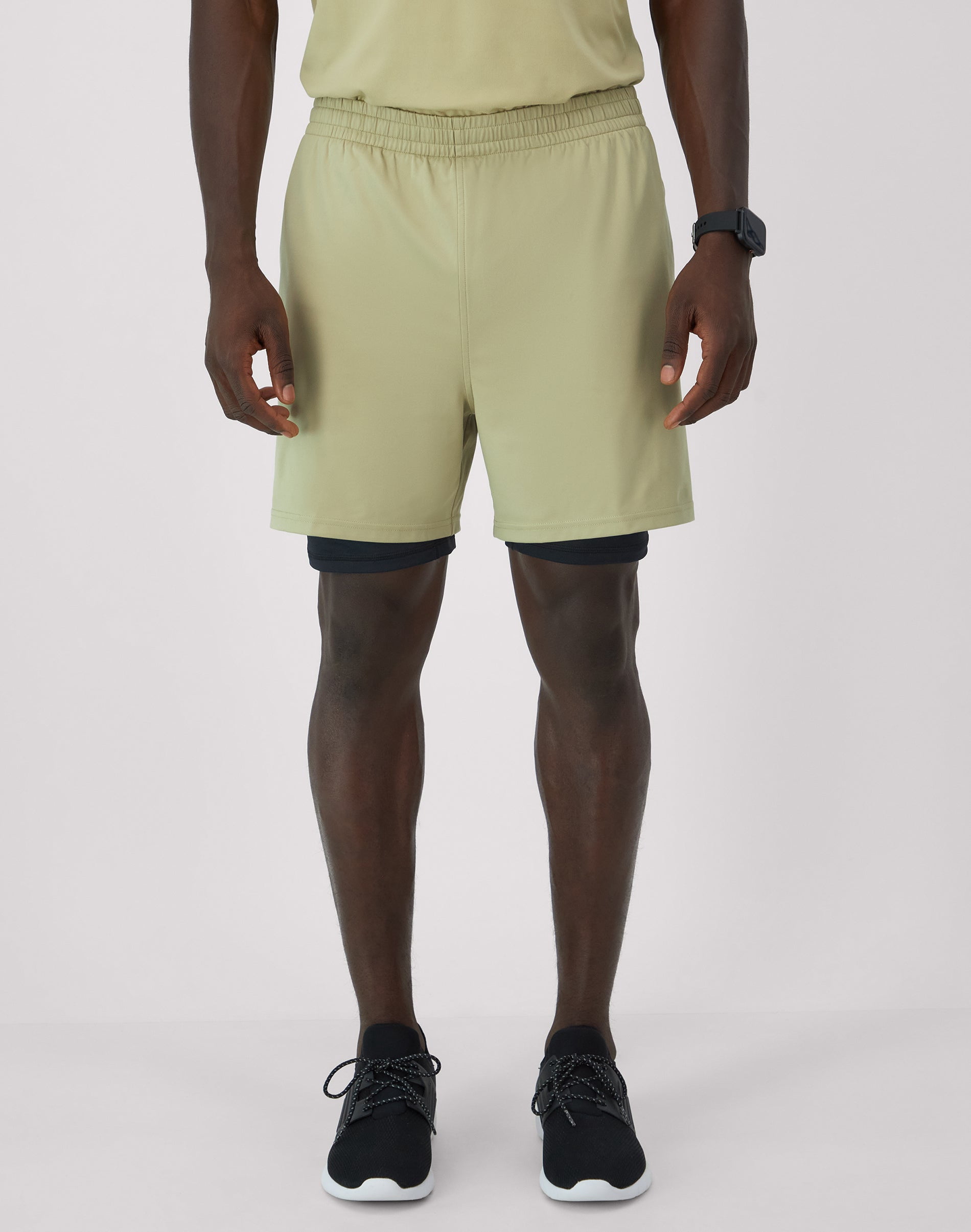 Moves Gym Shorts, 2-in-1 Workout Shorts with Boxer Brief Liner, Total Support Pouch, Moisture-Wicking