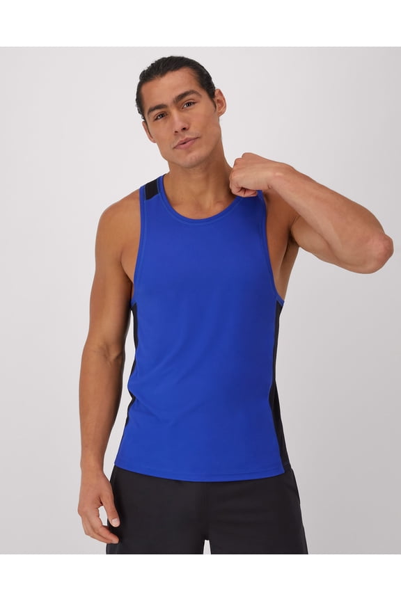 Moves Men's Air Mesh Tank Deep Royal/Black XL