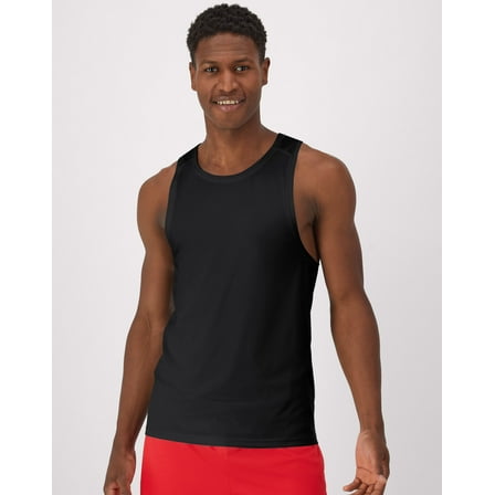 Hanes Moves Men's Air Mesh Tank Black XS