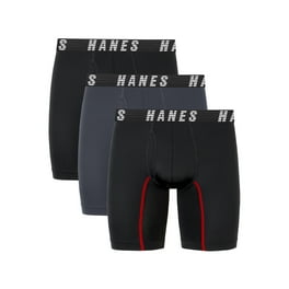 Hanes Mens Boxer Brief 2-Pack Underwear Lightweight Cotton