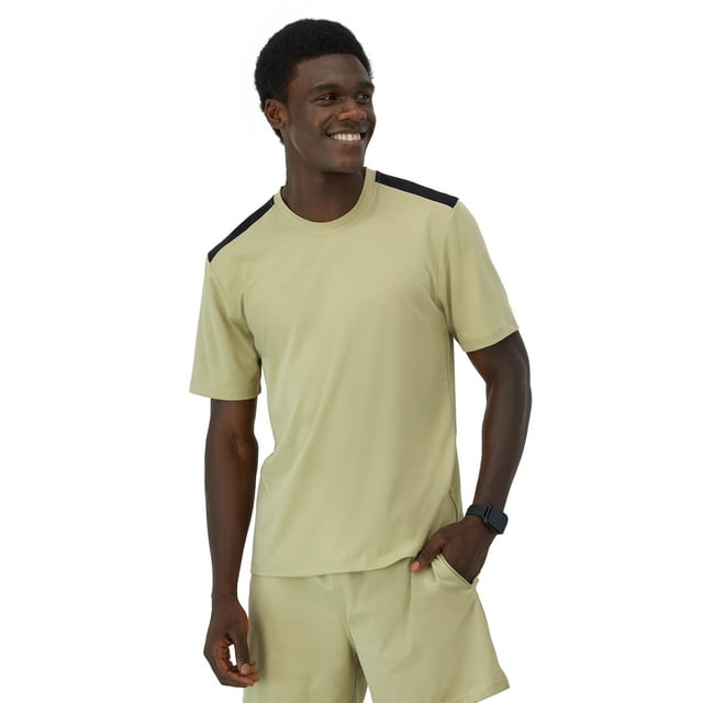Hanes Moves Men’s & Big Men's Air Mesh Active Tee Shirt, Sizes XS-4XL