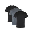 thumbnail image 1 of Undershirt Crewneck T-Shirt Pack, 3-Pack, Moves Breathable Mesh, X-Temp, Black/Grey, 1 of 11