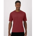 thumbnail image 1 of Hanes Moves Men's Short Sleeve Performance Tee Cardinal Red L, 1 of 8