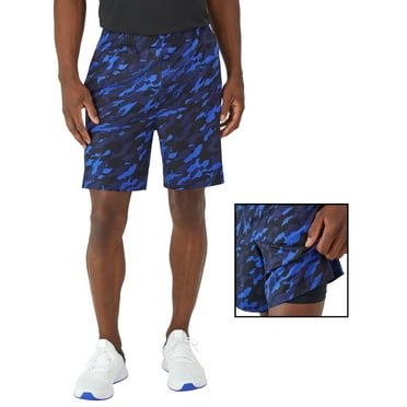 Hanes Moves Men's 2-in-1 Gym Shorts, 7" Inseam