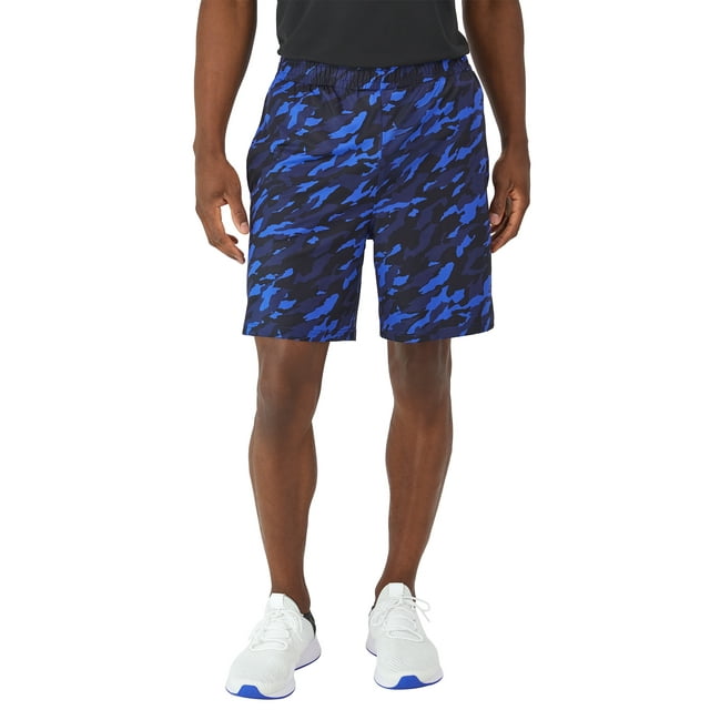Shinesty Ball Hammock Workout Shorts - 7" Inseam Compression Shorts, US XL Blue
