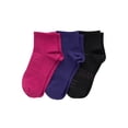 thumbnail image 1 of Hanes Women's Ankle Socks, Moves, 3-Pack, Size 5-9, 1 of 6