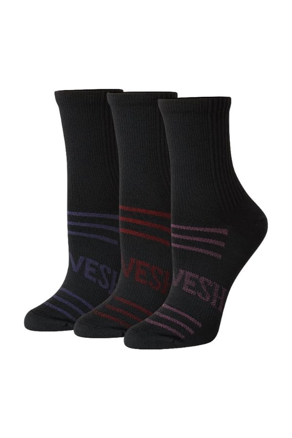 Women's Crew Socks, Moves, 3-Pack, Size 5-9