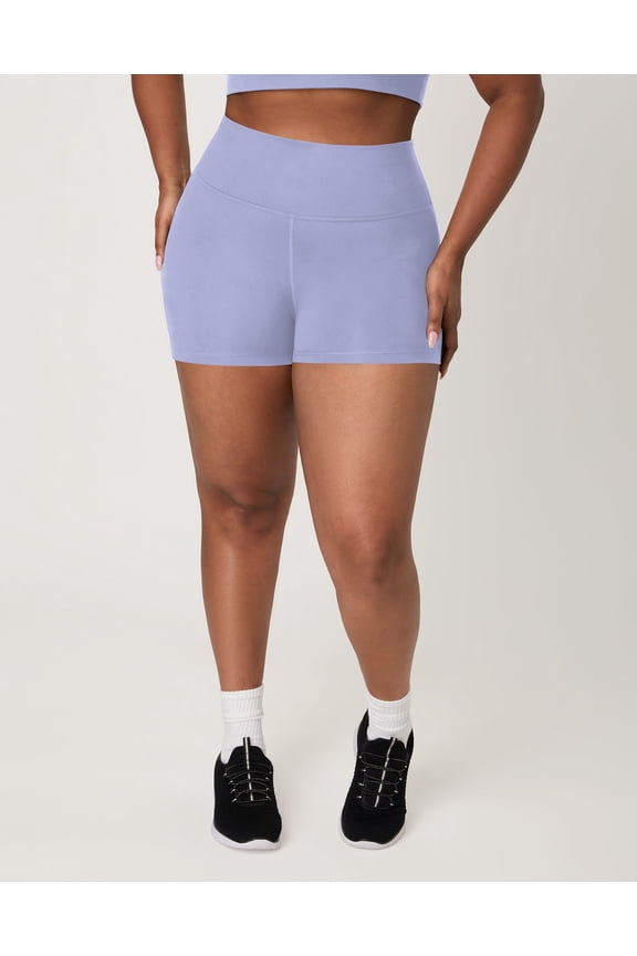 Moves Women's Bike Shorts, 3" Peri Blue XL