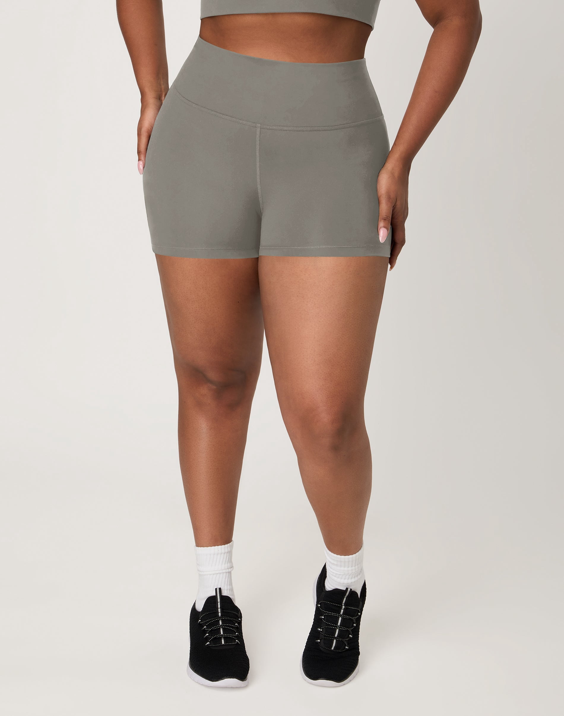 Moves Women's Leak Protection Bike Shorts, 3" Cool Grey M