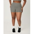 thumbnail image 1 of Hanes Moves Women's Leak Protection Bike Shorts, 3" Cool Grey XL, 1 of 9