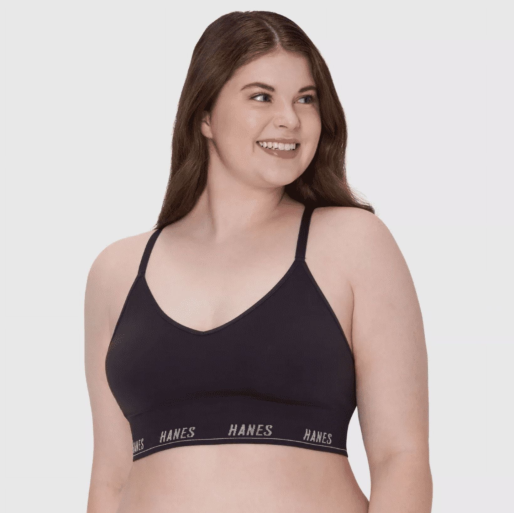 Hanes Moves Women's Light Support Triangle Bra MHMT05 - Walmart.com