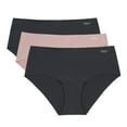 thumbnail image 1 of Hanes Moves Women’s No Show Cheeky Hipster Underwear, 3-Pack, 1 of 7
