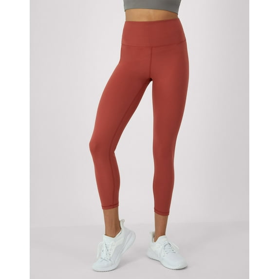 Hanes Moves Women's 7/8 Leggings with Internal Pocket, 25" Coral Camelia S