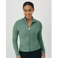 thumbnail image 1 of Hanes Moves Women's Studio Jacket Herbal Olive Green S, 1 of 7