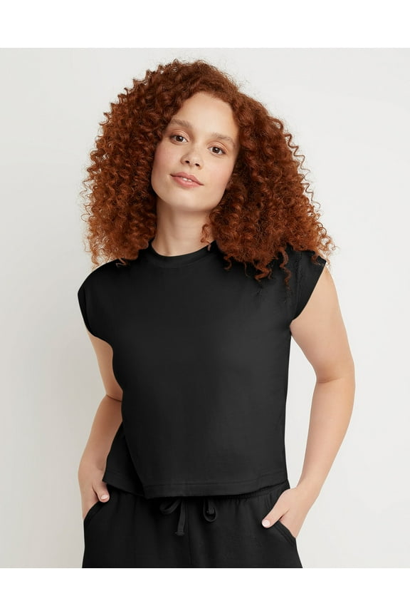 Muscle Tank Tee T-Shirt Originals Womens Ringspun Cotton Jersey Cap Sleeve