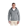 thumbnail image 1 of Hanes N280 Adult Nano Full Zip Cotton Polyester Hood, 1 of 1