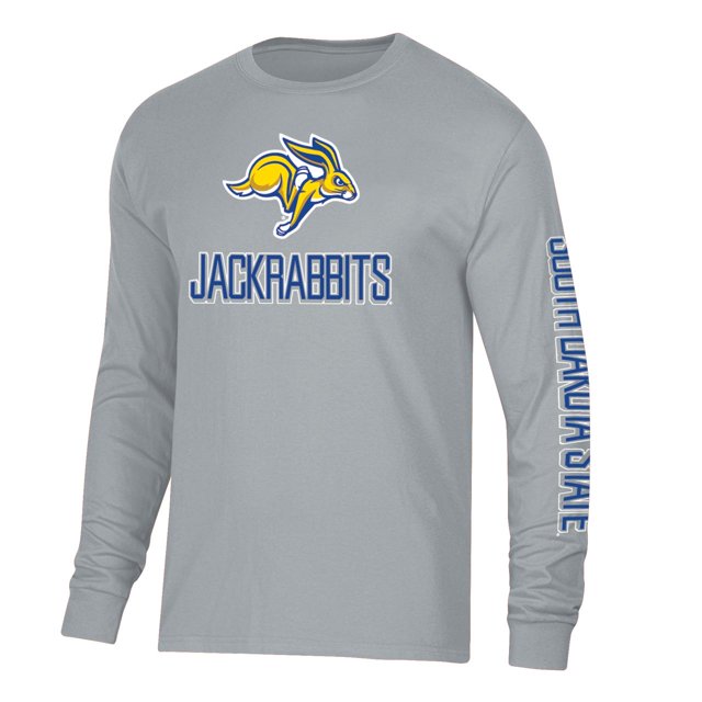Hanes NCAA South Dakota State Long Sleeve 2hit TShirt