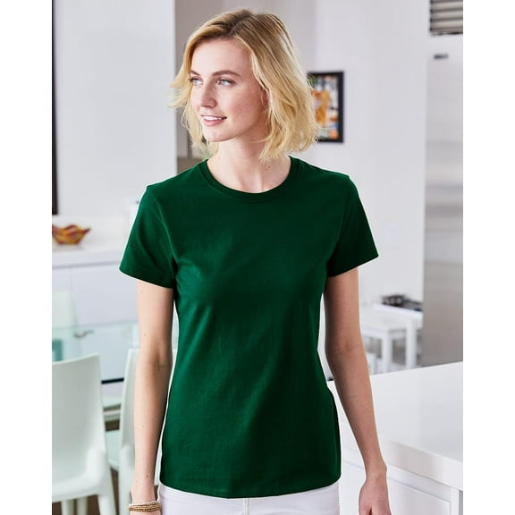 Hanes Nano-T Short Sleeve Crew Neck T-Shirt (Women's)