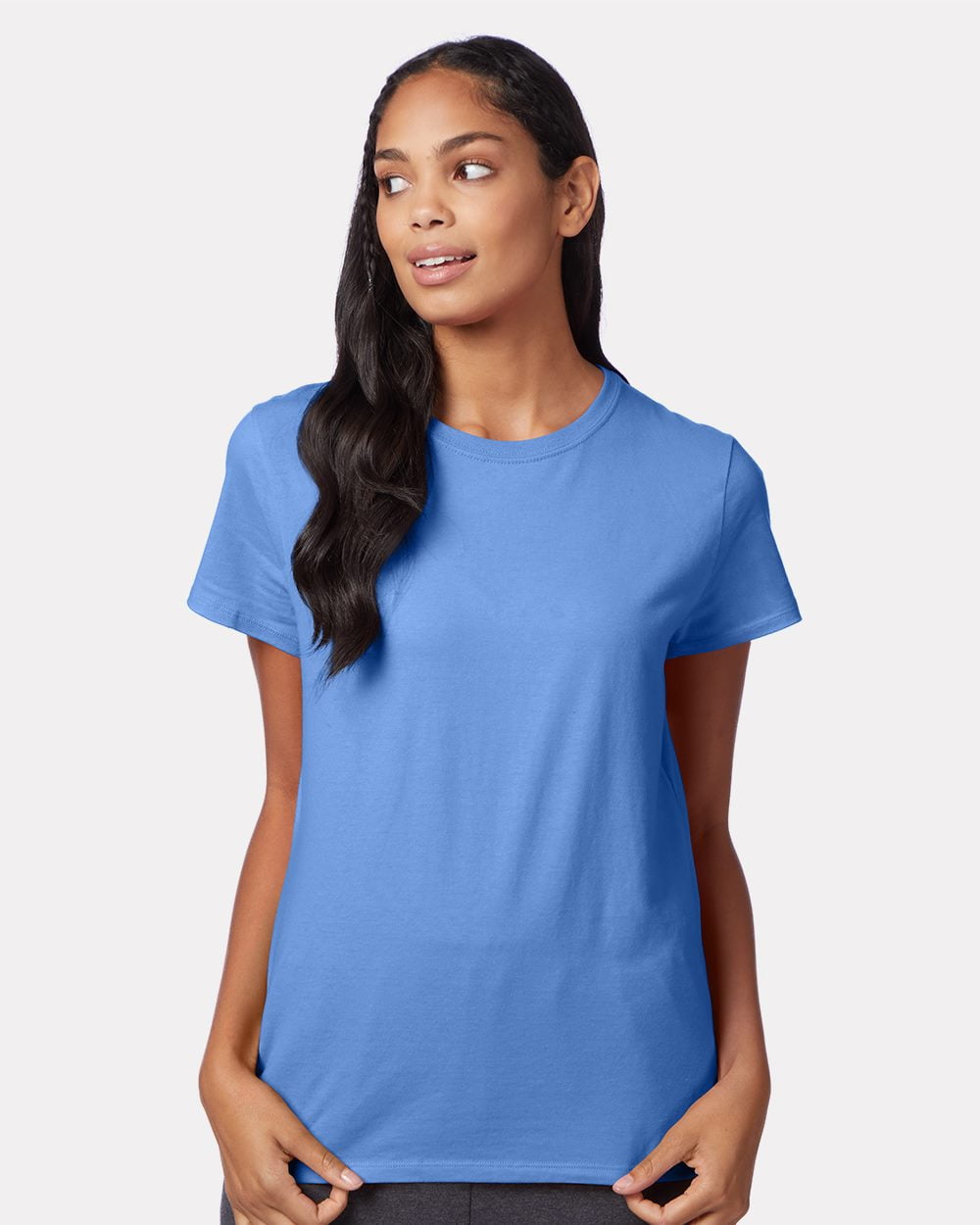 T-shirt Manches Courtes Hanes Nano-T 100% Coton - Coupe Classique, Neuf Avec étiquettes