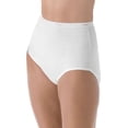 thumbnail image 1 of Hanes No Ride Up Cotton Brief PP40AD White, 1 of 2