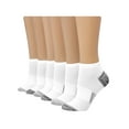 thumbnail image 1 of Hanes X-Temp Women's No Show Socks, 6-Pairs White 5-9, 1 of 6