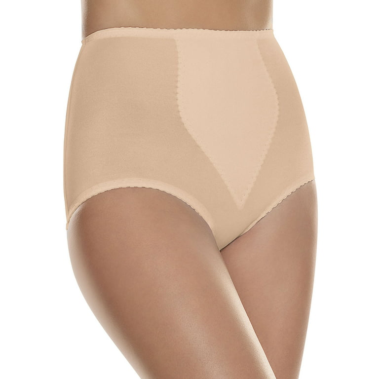 Hanes No-Show Women's Smoothing Brief Underwear, 2-Pack Light Beige 4XL 