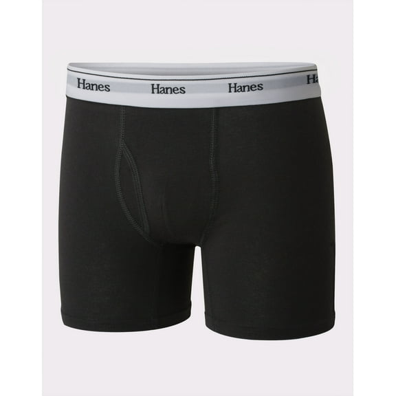 Hanes Boys Underwear Boxer Briefs, 5-Pack, Originals Moisture-Wicking, Orange & Assorted